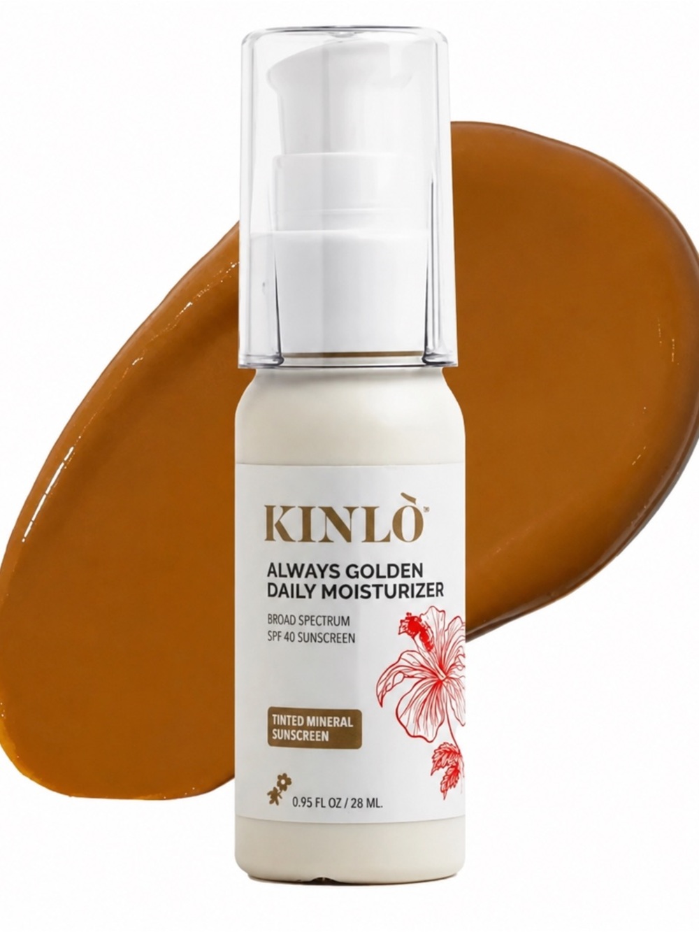 KINLÒ Always Golden Daily Moisturizer SPF 40 Tinted Mineral Sunscreen 0.95 oz